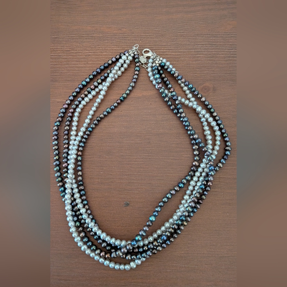 Chic Multicolor Pearl Necklace